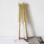 فرشاه تنظيف زجاجة يد خشب