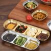 طبق صوص معدن جولد 4 خانة