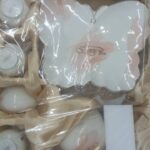 طقم شاى وجاتوة 24 ق اطباق فراشه