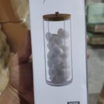 طقم ودانه وعلبه قطن اكريلك 3*1