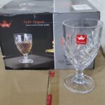 طقم كاس وسط شفاف 6*1 كود 2319